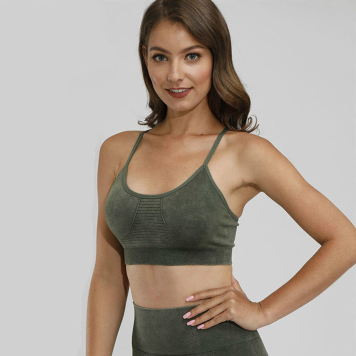 Women’s Yoga Sports Bra – Nylon Stretch Fit Activewear